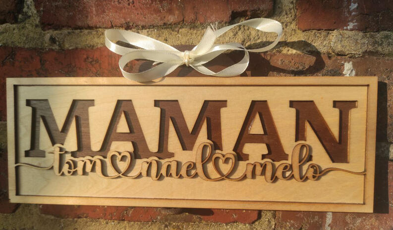 Gravure et découpe laser personnalisées